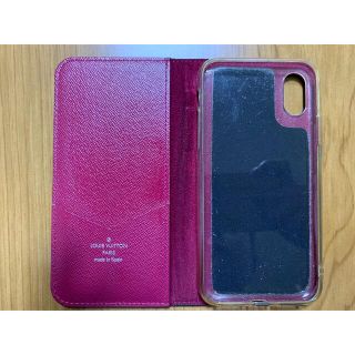 【新品】LVエピ風スライド機能付きiPhone7/8用ケース／クールブルー