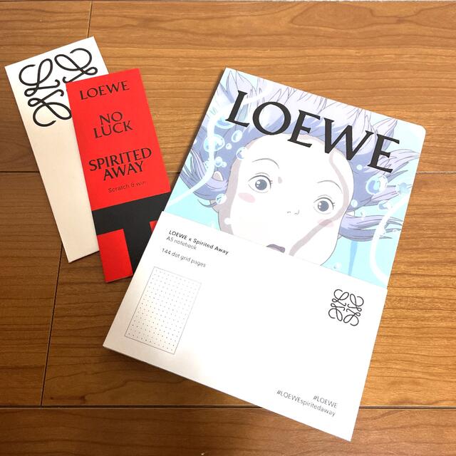 千と千尋の神隠し ロエベ LOEWE ノベルティ ノート