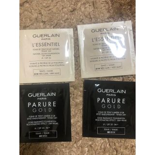 ゲラン(GUERLAIN)のサンプル　ファンデーション　4点(サンプル/トライアルキット)