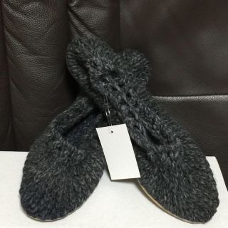 アグ(UGG)の新品未使用！ イタリア製 ニットルームシューズ☆(スリッポン/モカシン)