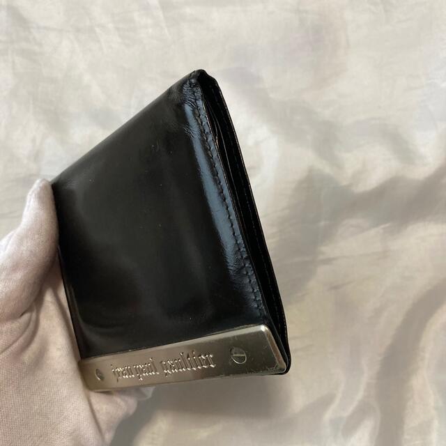 Jean Paul GAULTIER 折り財布 メタルプレート ブラック