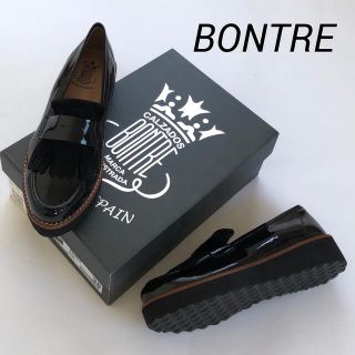 ♦️スコットクラブ系列♦️BONTRE  ボントレ  エナメル厚底ローファー