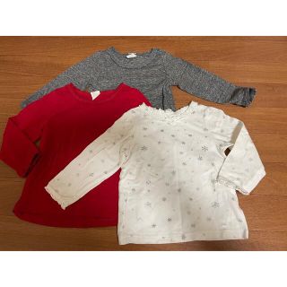 エイチアンドエム(H&M)のH&M カットソー　3枚セット(シャツ/カットソー)