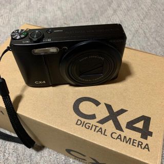 リコー(RICOH)のEB AMLX様専用　リコー CX CX4 BLACK(コンパクトデジタルカメラ)