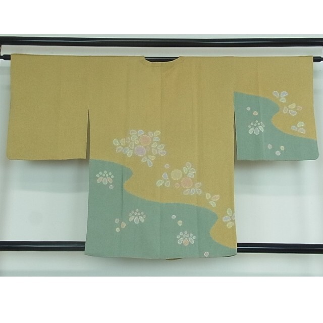 作家物 落款 道行コート 松井佚鴦 吉祥花文 | agro-vet.hr