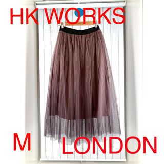 シマムラ(しまむら)のしまむら　HK WORKS LONDON プリーツチュールスカート M(ひざ丈スカート)