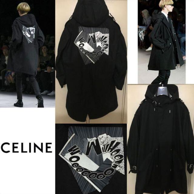 celine(セリーヌ)の●新品/正規品● CELINE オーバーサイズ フード パーカー コート レディースのジャケット/アウター(ミリタリージャケット)の商品写真