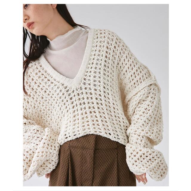 TODAYFUL keyneck mesh knit