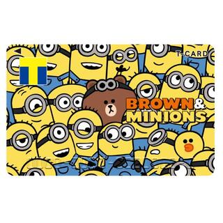 BROWN&MINIONS ブラウン＆ミニオンズ Tカード Tポイントカード(カード)