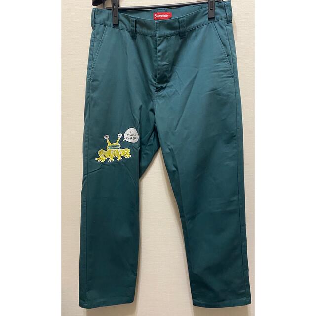 Supreme(シュプリーム)のsupreme Daniel Johnston work pants 34 メンズのパンツ(ワークパンツ/カーゴパンツ)の商品写真