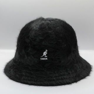 カンゴール(KANGOL)の【新品】KANGOL カンゴール バケットハット ファーハット ブラック(ハット)