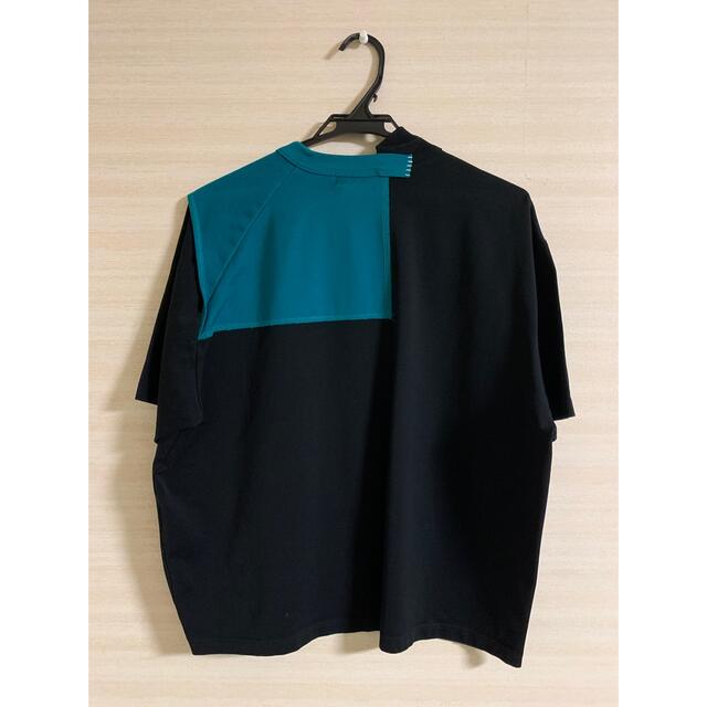 kolor(カラー)のkolor 21SS クリアコットンTシャツ サイズ1 ブラック/ブルー メンズのトップス(Tシャツ/カットソー(半袖/袖なし))の商品写真