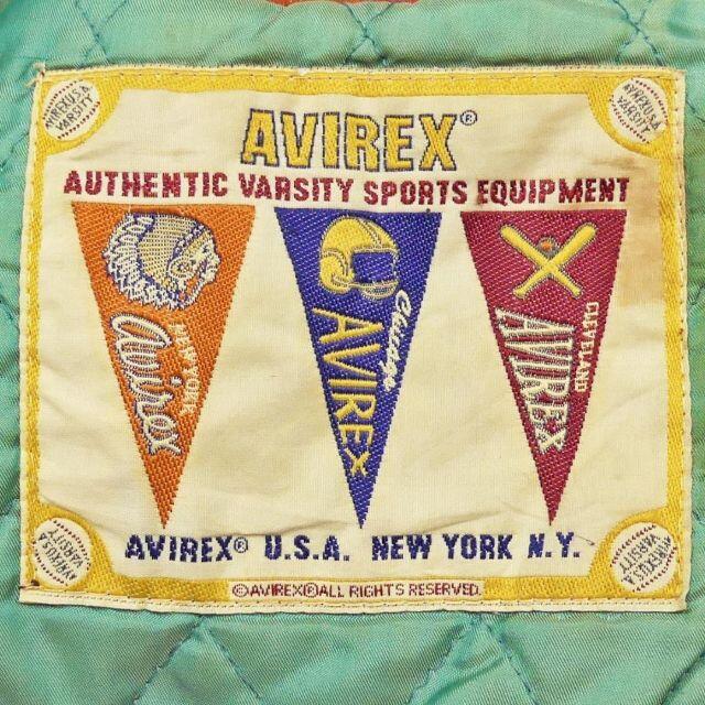 AVIREX - アビレックス オールレザースタジャン 古着 メンズ L位