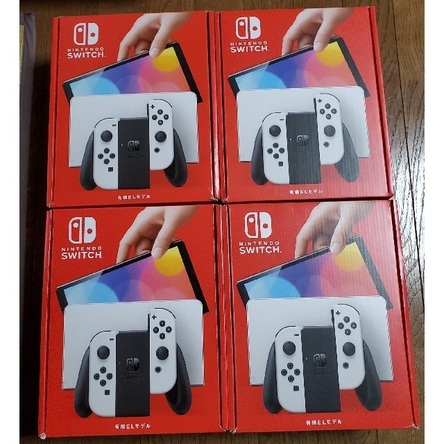 【新品・未開封】Nintendo Switch(有機ELモデル)計4台