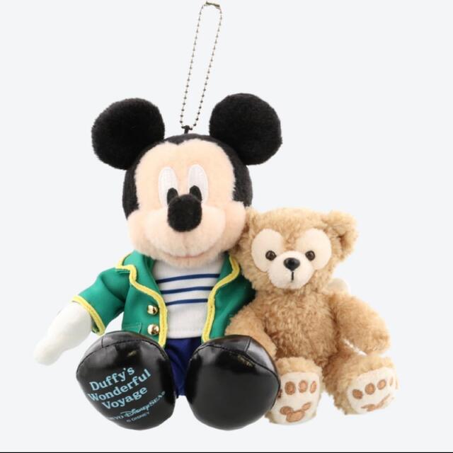 Disney(ディズニー)のワンダフルヴォヤッジ　ミッキーとダッフィーのぬいぐるみバッジ エンタメ/ホビーのおもちゃ/ぬいぐるみ(ぬいぐるみ)の商品写真