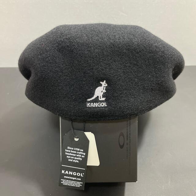 KANGOL(カンゴール)の新品 KANGOL WOOL 504 ハンチングキャップ オールウール ブラック メンズの帽子(ハンチング/ベレー帽)の商品写真