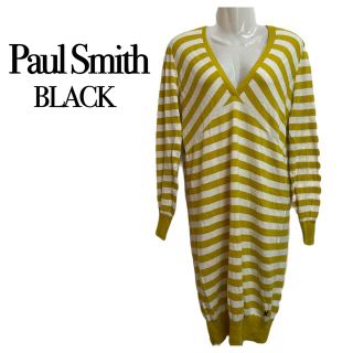 ポールスミス(Paul Smith)の【美品】Paul Smith BLACK ポールスミス ワンピース ボーダー(ひざ丈ワンピース)