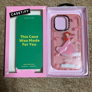 ディズニー(Disney)のCASETiFY×Disney(iPhone13Pro対応)ARIEL柄/新品(iPhoneケース)