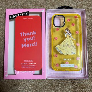 ディズニー(Disney)のCASETiFY×Disney(iPhone11対応)BELLE柄/新品:完売品(iPhoneケース)