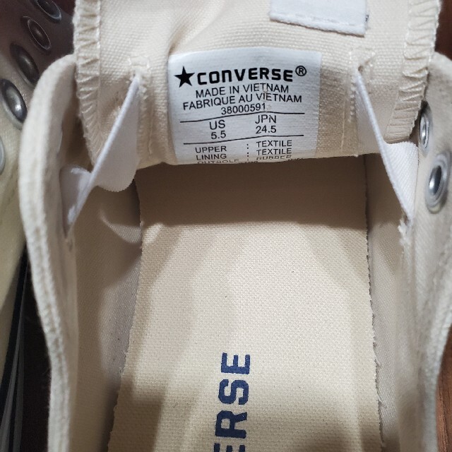 CONVERSE(コンバース)の新品　コンバース　スリッポン　紐なし　24.5cm レディースの靴/シューズ(スニーカー)の商品写真