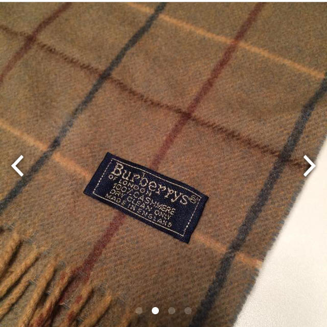 BURBERRY(バーバリー)のバーバリーカシミア100マフラー メンズのファッション小物(マフラー)の商品写真