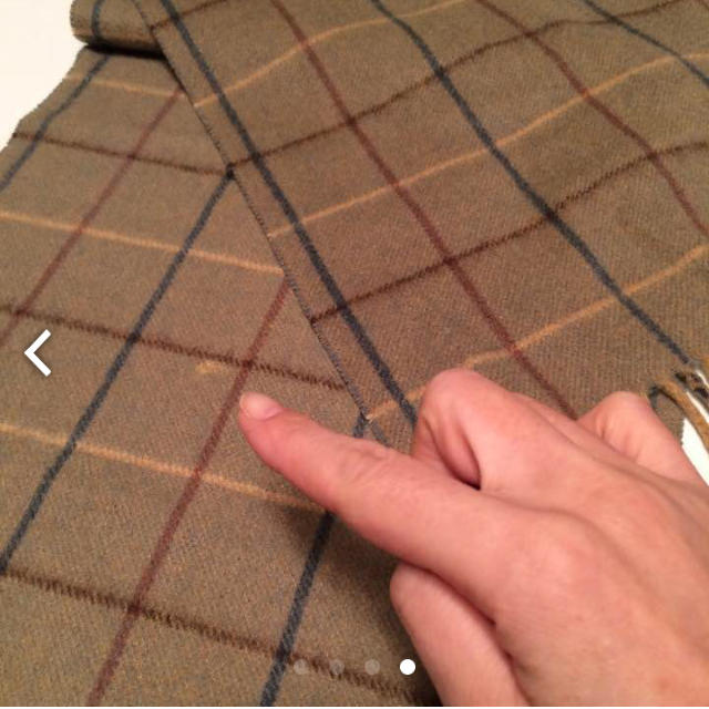 BURBERRY(バーバリー)のバーバリーカシミア100マフラー メンズのファッション小物(マフラー)の商品写真