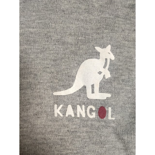 KANGOL(カンゴール)のカンゴール パーカーカットソー 110 グレー 未使用難あり KANGOL 日本 キッズ/ベビー/マタニティのキッズ/ベビー/マタニティ その他(その他)の商品写真