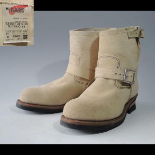 レッドウィング(REDWING)の訳有り格安品2965ショートエンジニアブーツ8268スエードPT91 PT99(ブーツ)