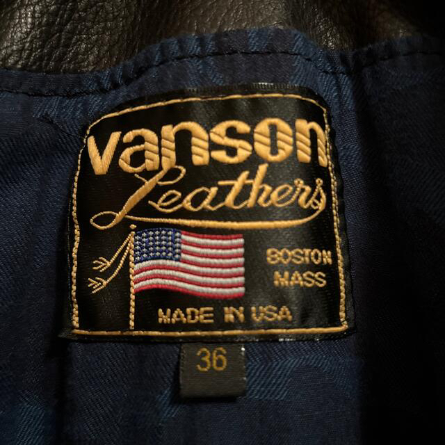 VANSON(バンソン)のvansonライダース C2C2D メンズのジャケット/アウター(ライダースジャケット)の商品写真