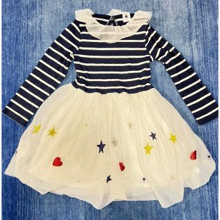 プチバトー(PETIT BATEAU)のプチバトー  ワンピース　4ans  104cm(ワンピース)