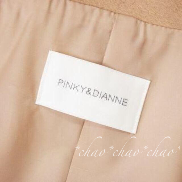 Pinky&Dianne(ピンキーアンドダイアン)の【新品】Pinky&Dianne コート カシミヤ フォックス  キャメル　38 レディースのジャケット/アウター(ロングコート)の商品写真