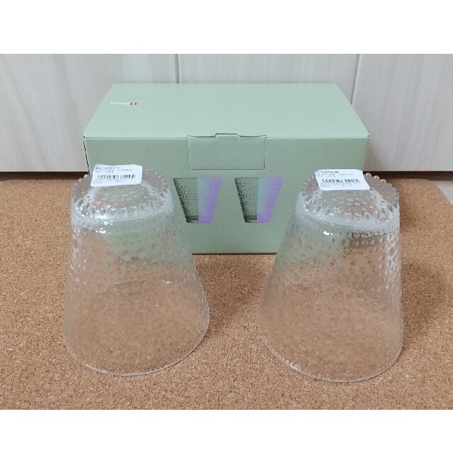 iittala(イッタラ)のイッタラ カステヘルミ ペアグラス クリア 300ml x 4個セット インテリア/住まい/日用品のキッチン/食器(グラス/カップ)の商品写真