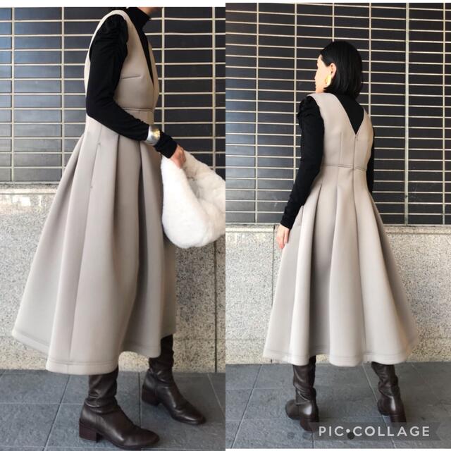 SNIDEL - celford ポンチジャンパードレス ジャンパースカートの SNIDEL - celford ポンチジャンパードレス ジャンパースカートの