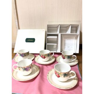 ノリタケ(Noritake)のノリタケ ティーカップ＆ソーサ 5客セット(グラス/カップ)