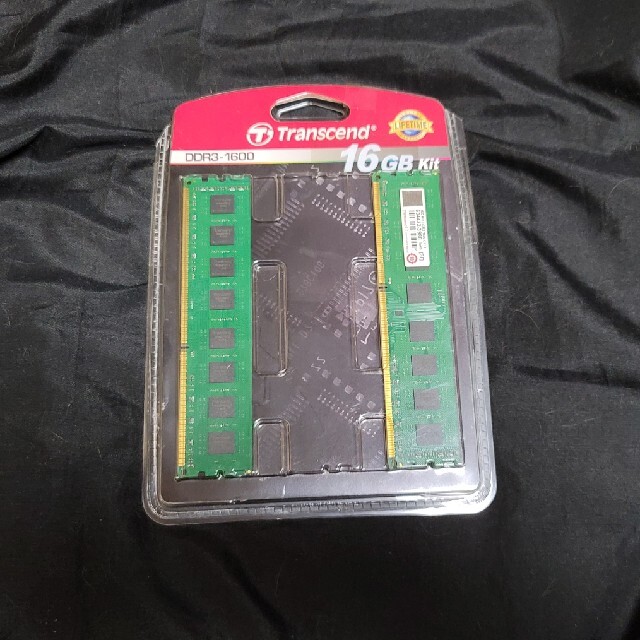 トランセンド 16KIT DDR3 1600 CL11×2 (32GB分)