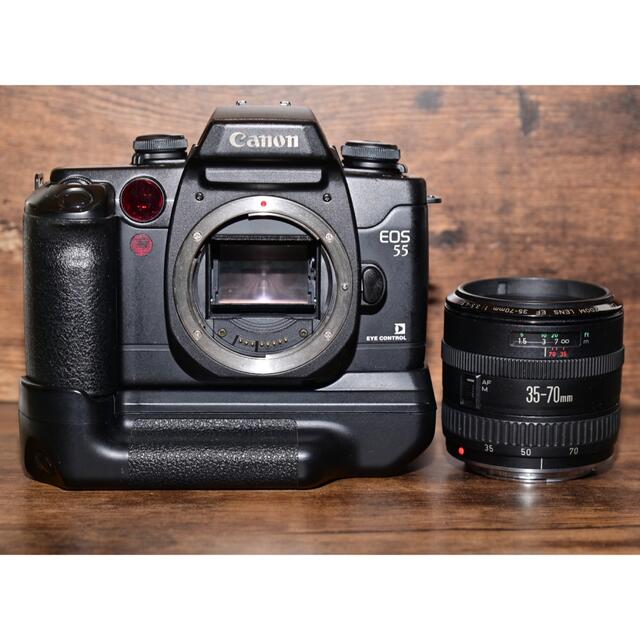 Canon EOS 55 フィルムカメラ ボディ BP-50付