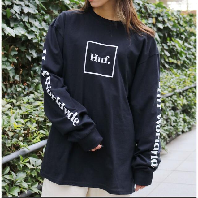 HUF(ハフ)のHUF/ハフ DOMESTIC L/S TEE ボックスロゴ ロンT  メンズのトップス(Tシャツ/カットソー(七分/長袖))の商品写真