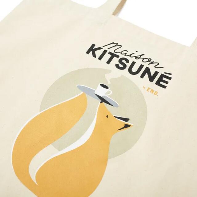 MAISON KITSUNE'(メゾンキツネ)のメゾンキツネ カフェ クラブ × END. トートバッグ メンズのバッグ(トートバッグ)の商品写真