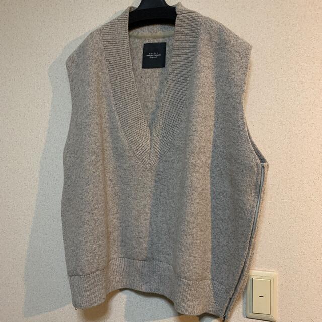 UNUSED V-NECK KNIT VEST  Vネック ベスト サイズ1