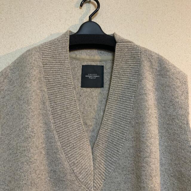 UNUSED V-NECK KNIT VEST  Vネック ベスト サイズ1