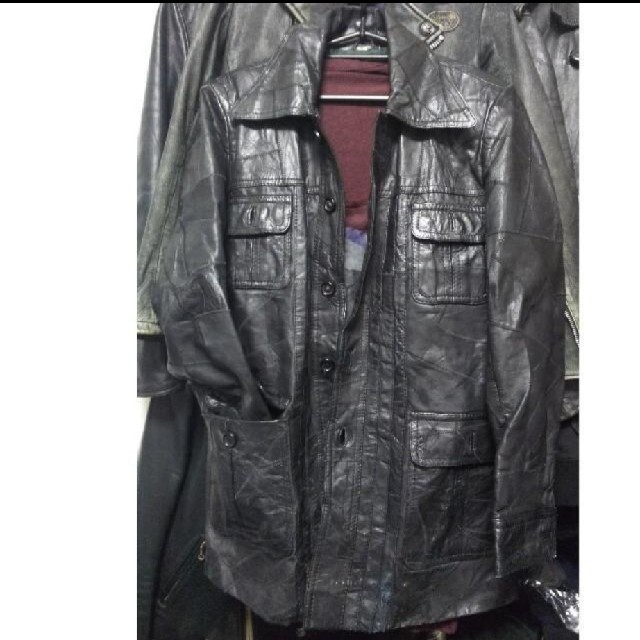 ライダースジャケットVINTAGE CRUST Leather COAT