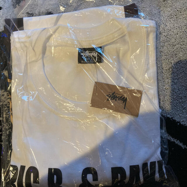 STUSSY(ステューシー)のstussy eric b. & rakim tee white XL メンズのトップス(Tシャツ/カットソー(半袖/袖なし))の商品写真