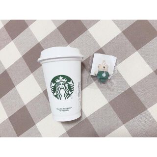 スターバックスコーヒー(Starbucks Coffee)のリユーザカップ専用ドリンクホールキャップベアリスタ&リユーザカップ(タンブラー)