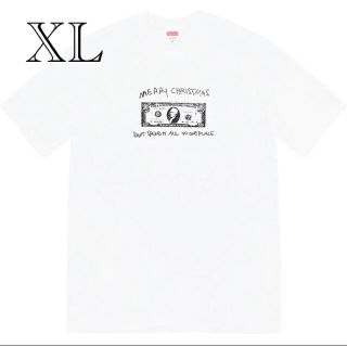 シュプリーム(Supreme)のSupreme spend it tee white XL(Tシャツ/カットソー(半袖/袖なし))