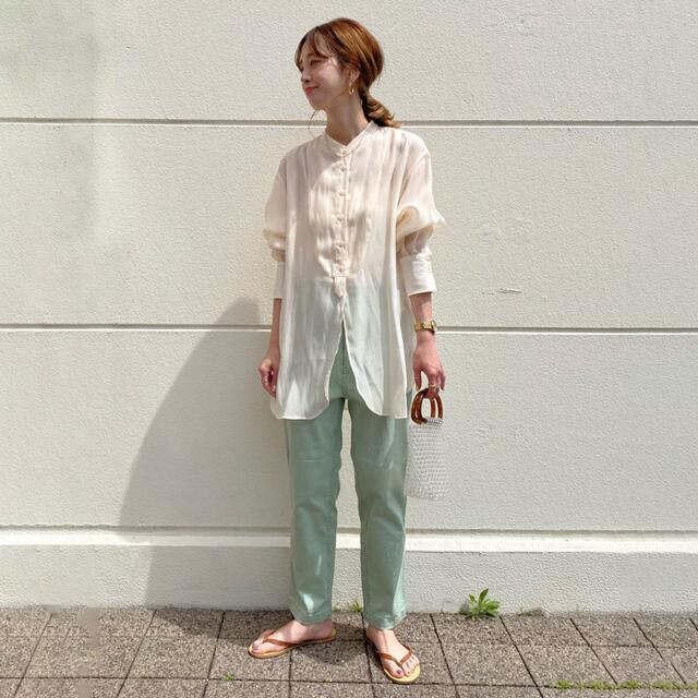 Spick & Span(スピックアンドスパン)の【 B.C STOCK 】ブザムキリカエシアーシャツ▫️ナチュラル レディースのトップス(シャツ/ブラウス(長袖/七分))の商品写真