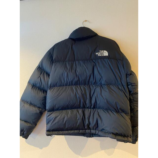 THE NORTH FACE(ザノースフェイス)のクリーニング済THE NORTH FACE ヌプシネイビーxブラックM メンズのジャケット/アウター(ダウンジャケット)の商品写真