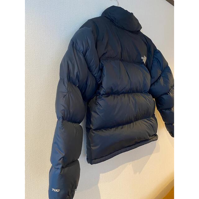 THE NORTH FACE(ザノースフェイス)のクリーニング済THE NORTH FACE ヌプシネイビーxブラックM メンズのジャケット/アウター(ダウンジャケット)の商品写真