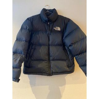 ザノースフェイス(THE NORTH FACE)のクリーニング済THE NORTH FACE ヌプシネイビーxブラックM(ダウンジャケット)