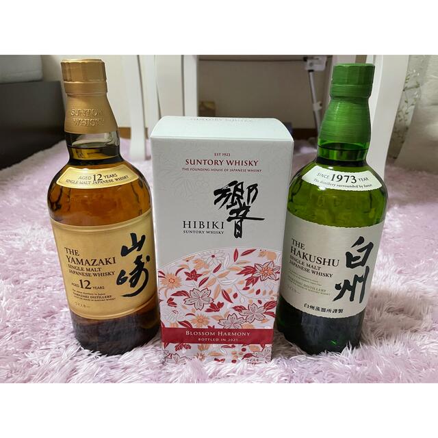 食品/飲料/酒山崎12年　響　ブロッサムハーモニー　白州　NA