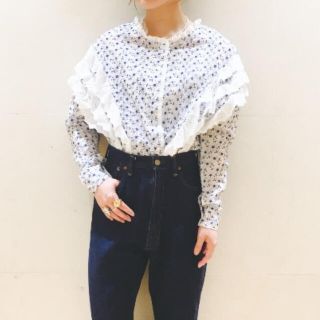 ビームス(BEAMS)の【再値下げしました】sister jane  刺繍フリルブラウス(シャツ/ブラウス(長袖/七分))